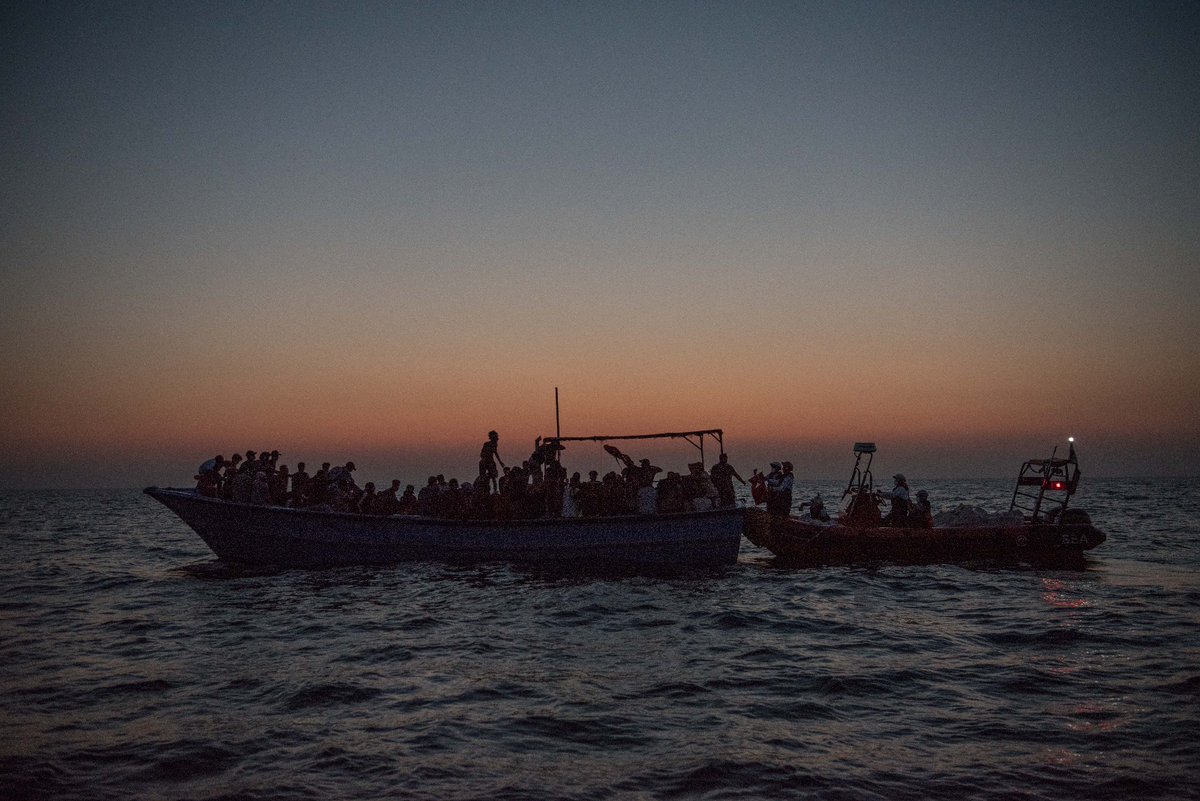 MSF just rescued 189 people from an overcrowded, double deck wooden boat. There was limited oxygen on the lower deck. Everyone is safe on board the GeoBarents which now has 214 people