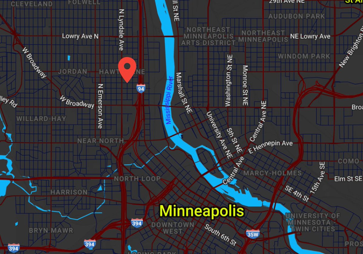 MINNEAPOLIS: 6xx 24th Ave. N. – Police and paramedics are on scene of a shooting that took place during reported ICE activity in the area. While initially reported to be two victims, there is currently one confirmed male victim with a gunshot wound to the thigh who was being transported by paramedics to North Memorial around 7:45 p.m. Initial information indicates the shooting happened during Immigration and Customs Enforcement agent activity, though officials have not confirmed any connection and further details remain limited. Due to police radio encryption, there is no information on the person(s) who fired the shots. According to EMS radio dispatches, paramedics said there was a crowd of apparent protesters with whistles near 24th Ave. N. & Lyndale Ave. N. shortly after the shooting was reported.